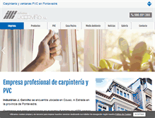 Tablet Screenshot of industriascervino.com